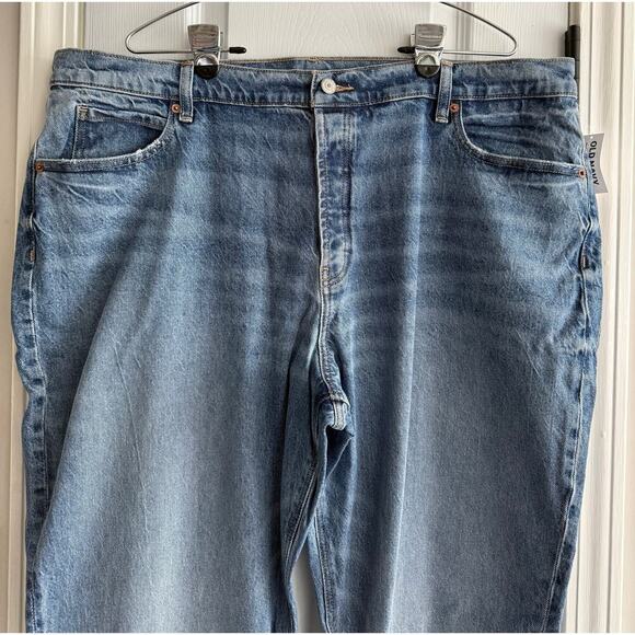 Old Navy Women’s High Rise Slouchy Straight Jeans NWT Size 18 Tall - Picture 5 of 8